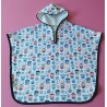 Poncho pression--5-6ans--bain