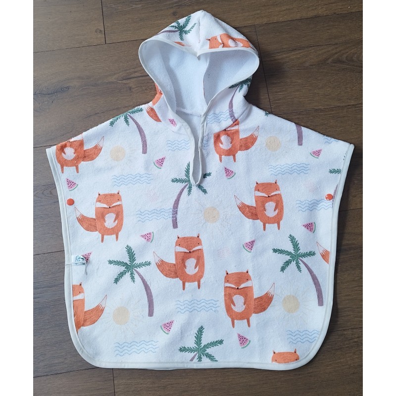 Poncho pression--0-6mois-- bain