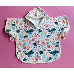 PONCHOS ficelle-- 1-2 ANS...